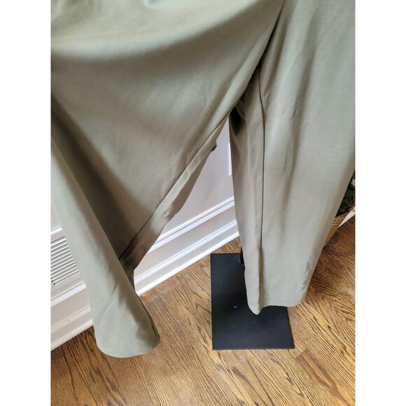 Caralyn Mirand The Drop Jumpsuit Women Large Green Wide Leg Belted V Neck Outfit - Picture 10 of 16